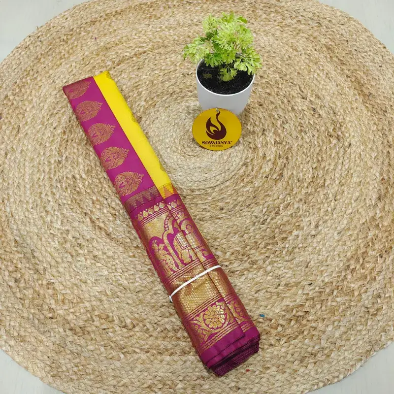 PREMIUM Gadwal Sarees Semi- VIBE035