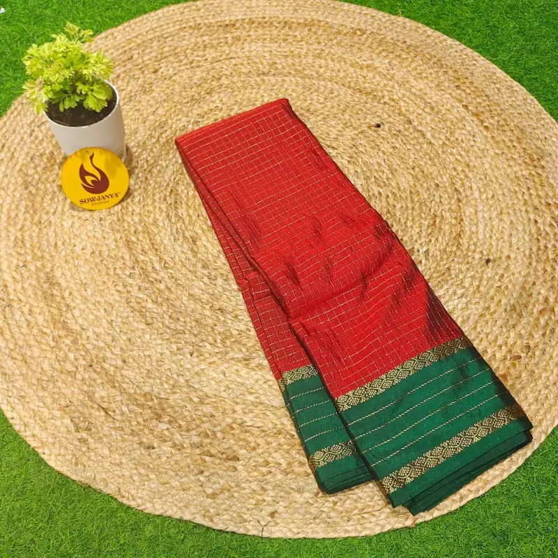 VINTAGE Seiko Gadwal Sarees - WAVE040