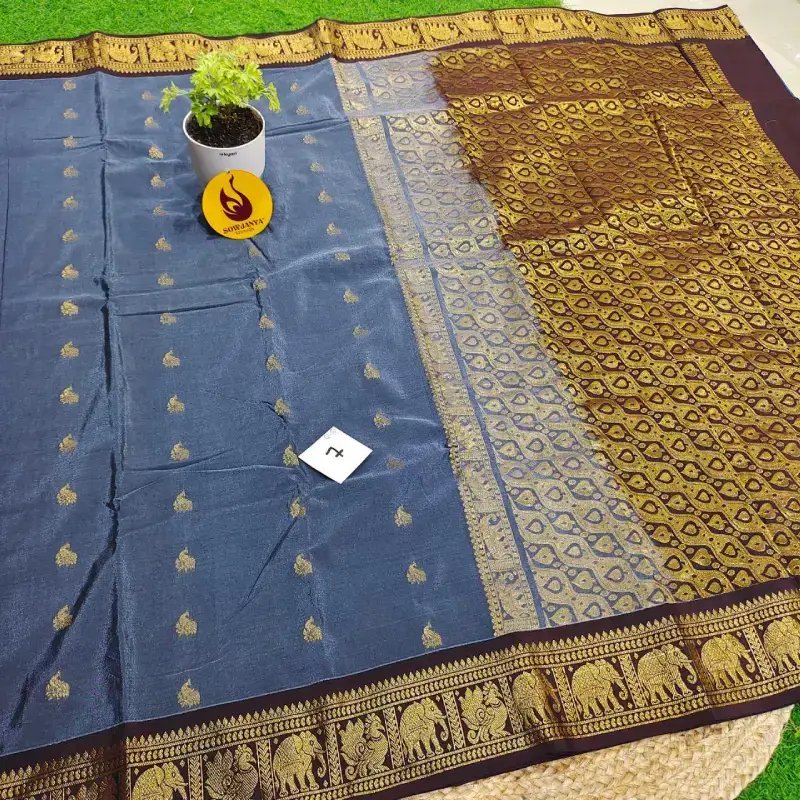 VINTAGE Seiko Gadwal Sarees - WAVE7