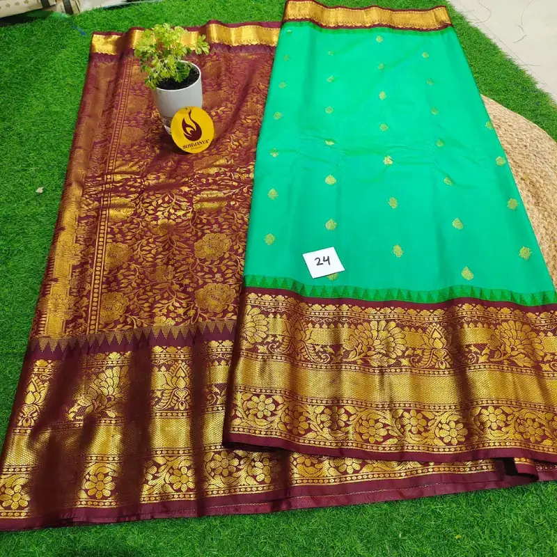 PREMIUM Gadwal Sarees Semi- VIBE24