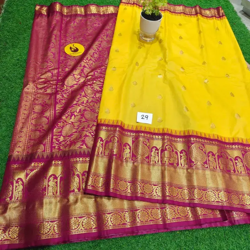PREMIUM Gadwal Sarees Semi- VIBE29