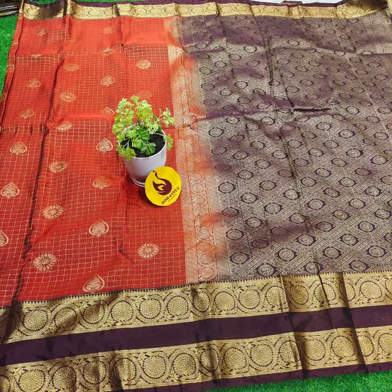 VINTAGE Seiko Gadwal Sarees - FIRE15