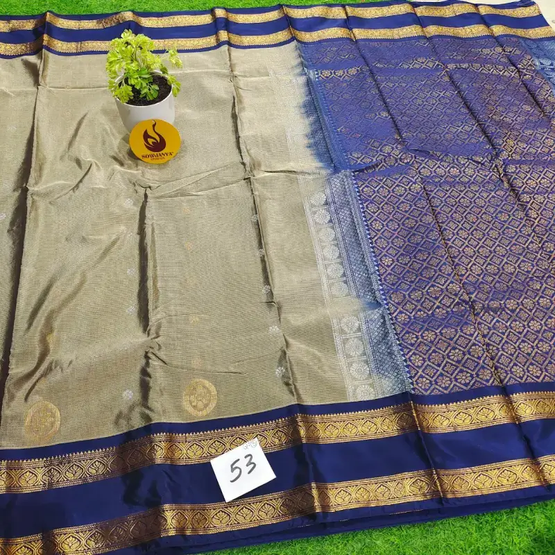 VINTAGE Seiko Gadwal Sarees - WAVE53