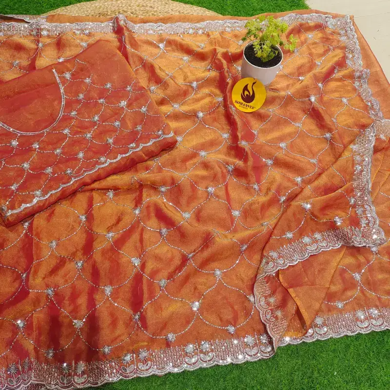 Premium Designer Work Sarees - DISCO2