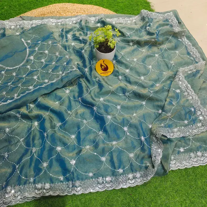 Premium Designer Work Sarees - DISCO5