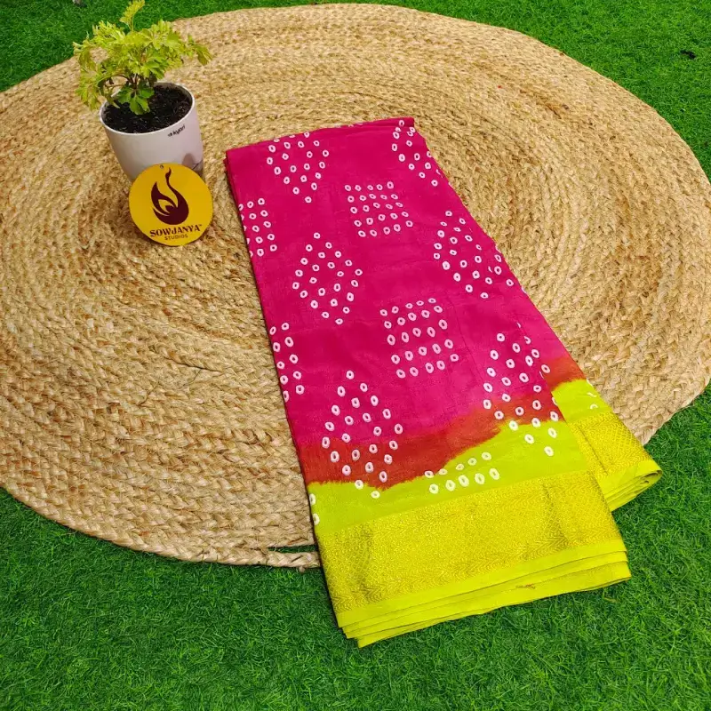 Shibori Design Nizam Border Sarees - SSSHB24