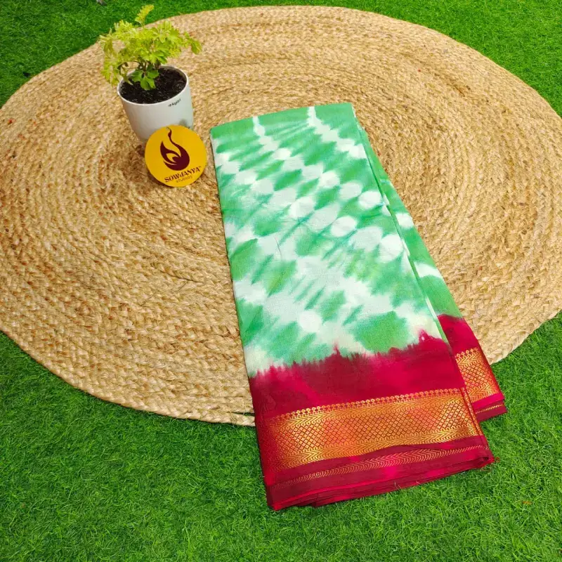 Shibori Design Nizam Border Sarees - SSSHB2