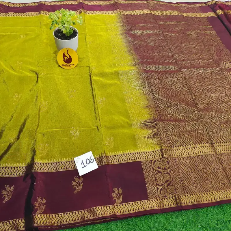 VINTAGE Seiko Gadwal Sarees - WAVE106