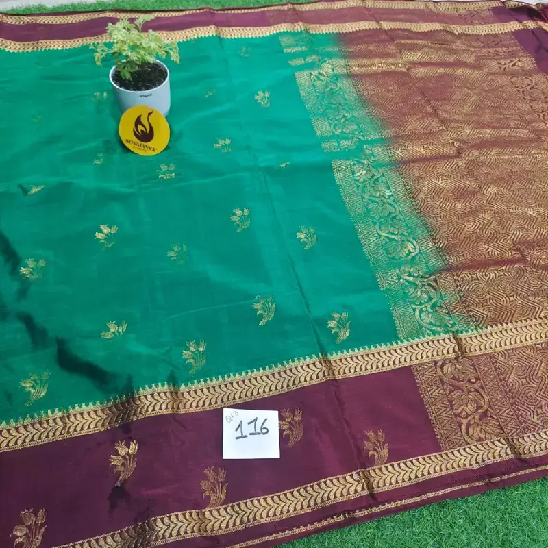 VINTAGE Seiko Gadwal Sarees - WAVE116