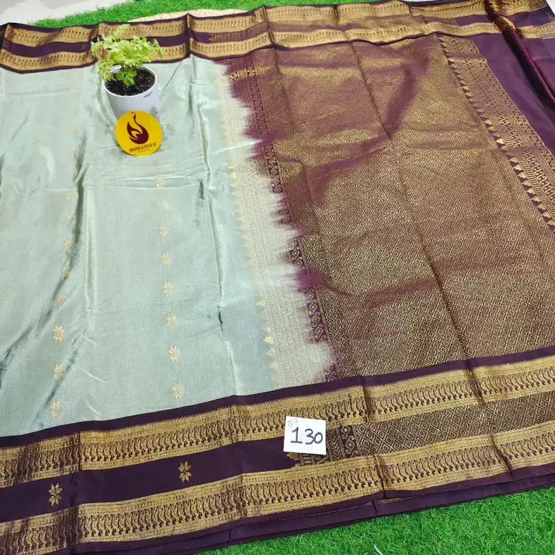 VINTAGE Seiko Gadwal Sarees - WAVE130