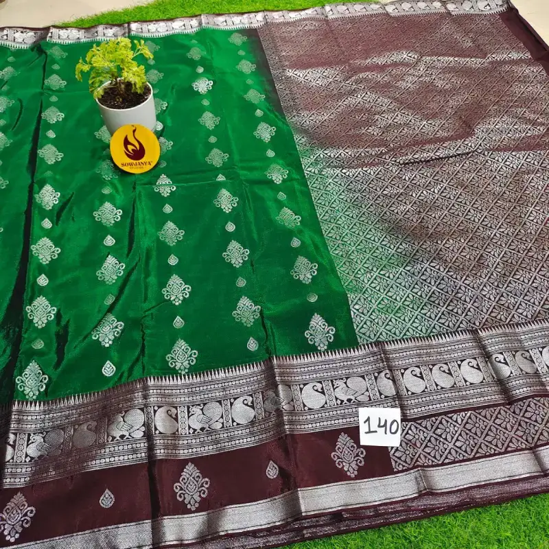 VINTAGE Seiko Gadwal Sarees - WAVE140
