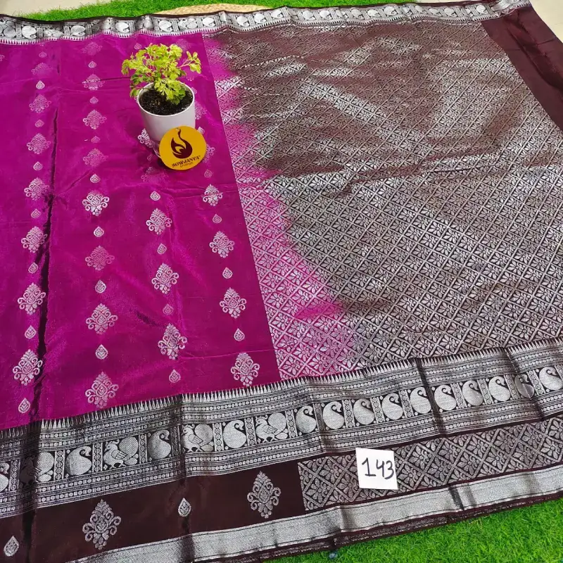 VINTAGE Seiko Gadwal Sarees - WAVE143