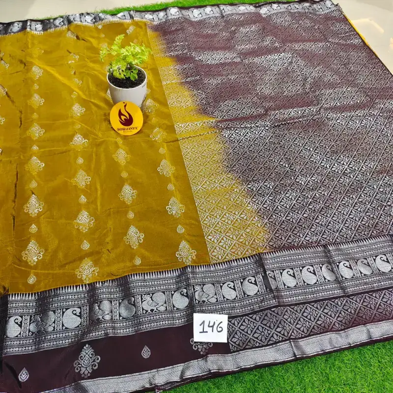 VINTAGE Seiko Gadwal Sarees - WAVE146