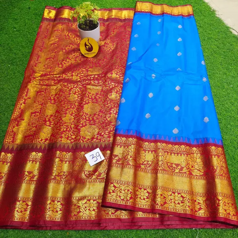 PREMIUM Gadwal Sarees Semi- VIBE39