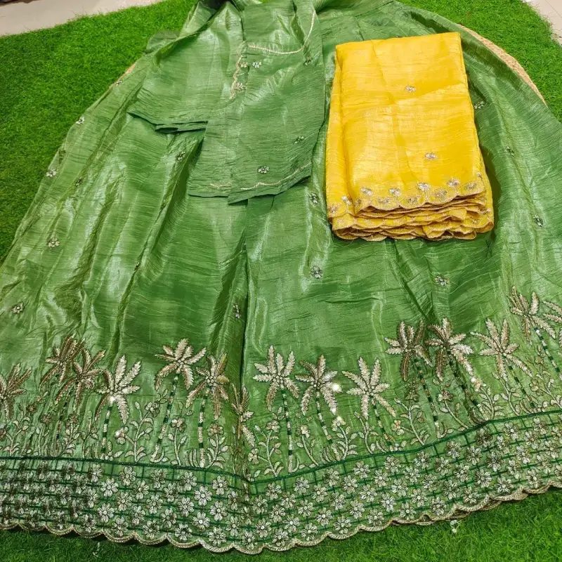 Designer Embroidery Lehanga  Sets - SSLHG1