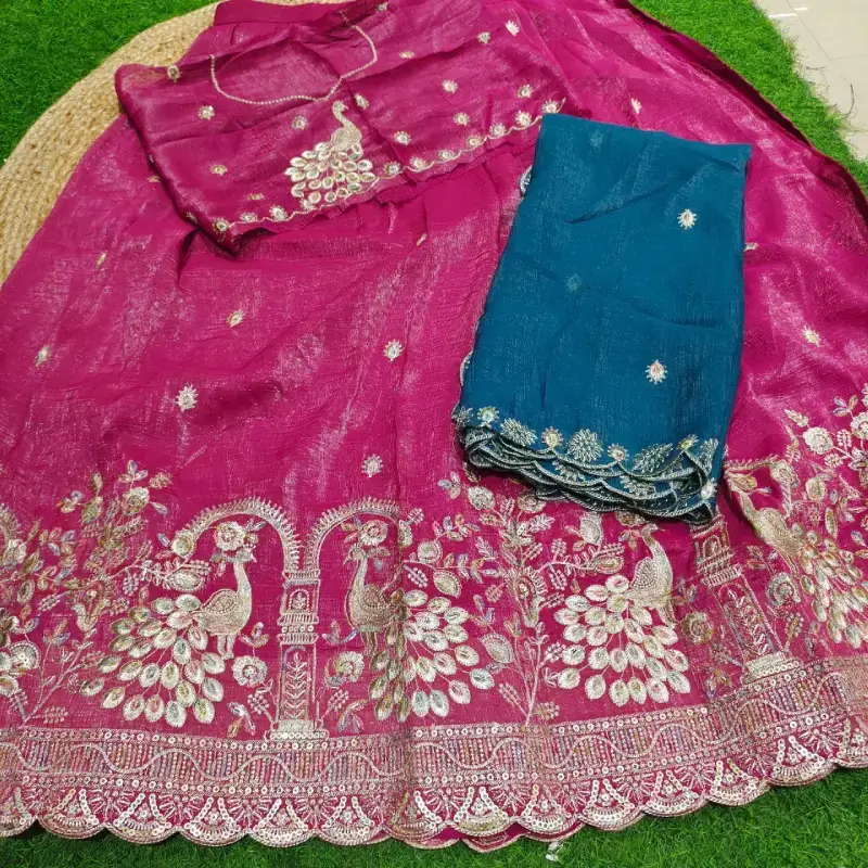 Designer Embroidery Lehanga  Sets - SSLHG