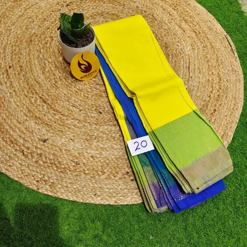 Premium Seiko Gadwal Cotton Sarees -ROYAL020