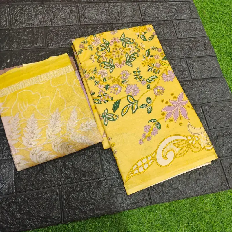 Soft Cotton 3Peice Set Dress Material - DSPRT6