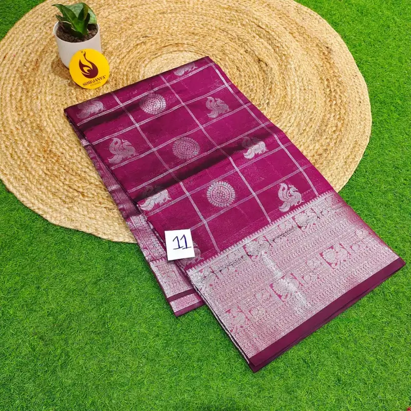 Premium Mangalgiri Pattu Sarees - SSMPP11