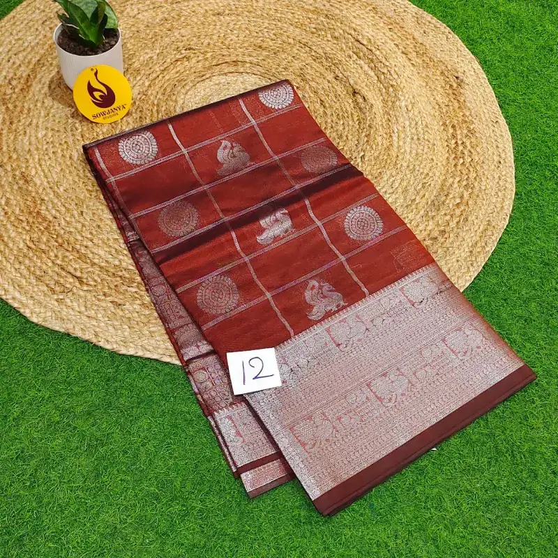 Premium Mangalgiri Pattu Sarees - SSMPP12