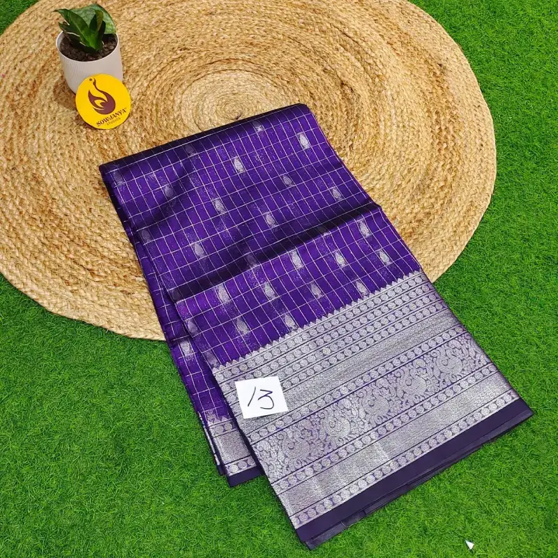 Premium Mangalgiri Pattu Sarees - SSMPP13