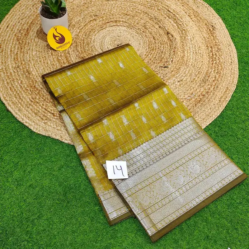 Premium Mangalgiri Pattu Sarees - SSMPP14