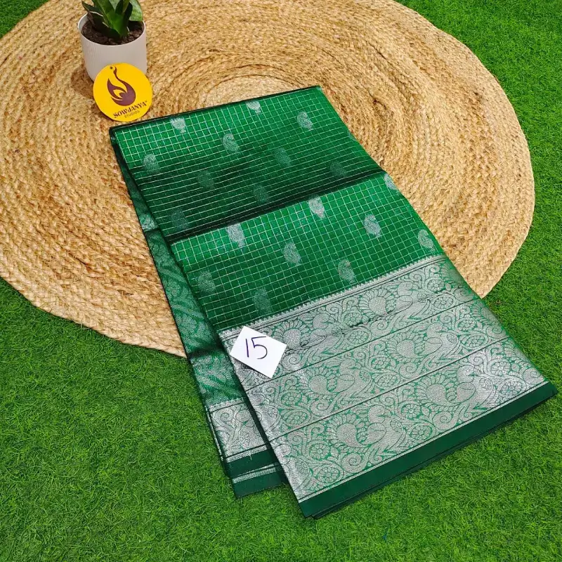 Premium Mangalgiri Pattu Sarees - SSMPP15