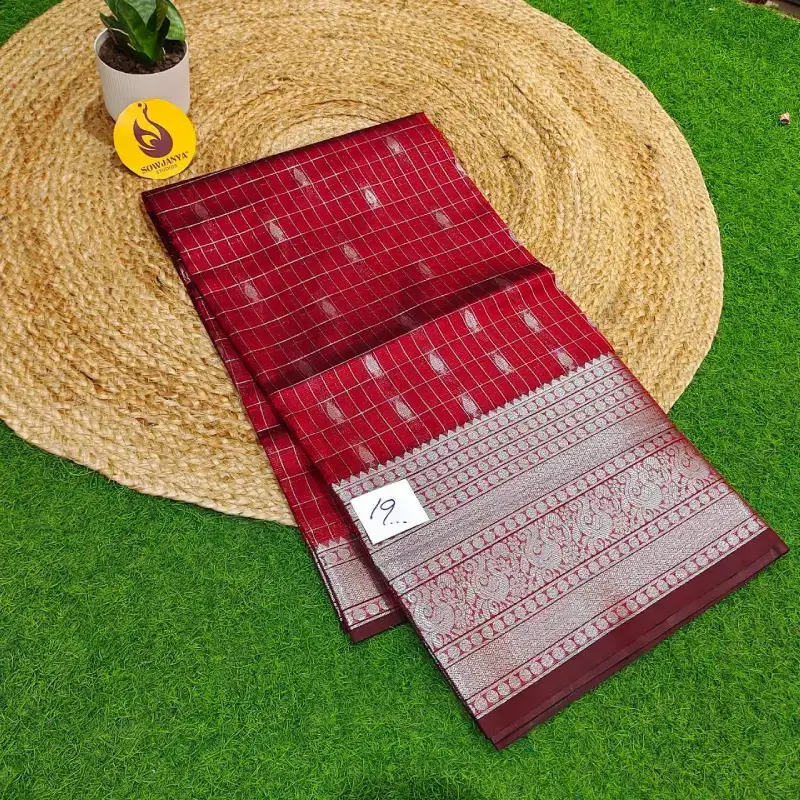 Premium Mangalgiri Pattu Sarees - SSMPP19