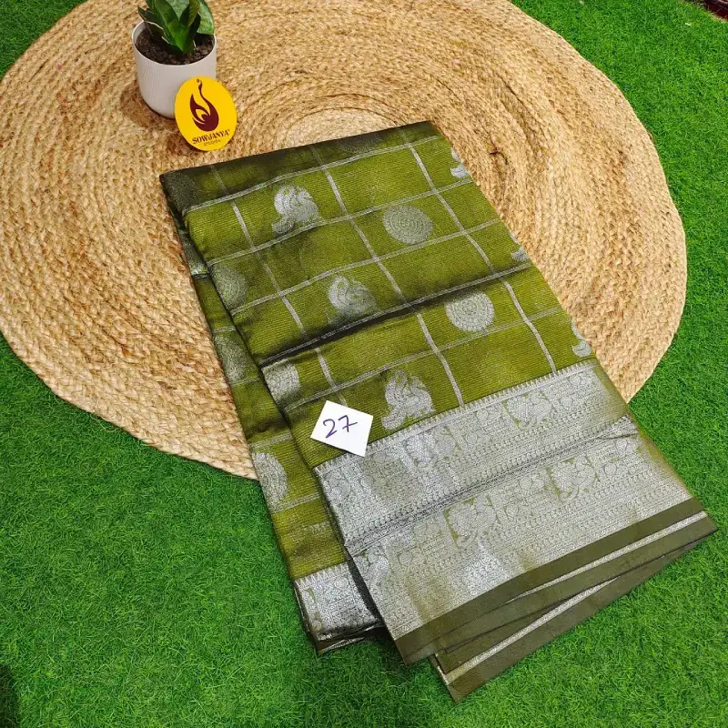 Premium Mangalgiri Pattu Sarees - SSMPP27