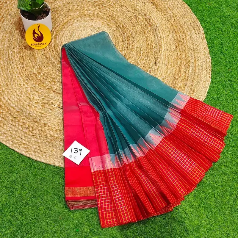 Premium Seiko Gadwal Cotton Sarees - ROYAL139