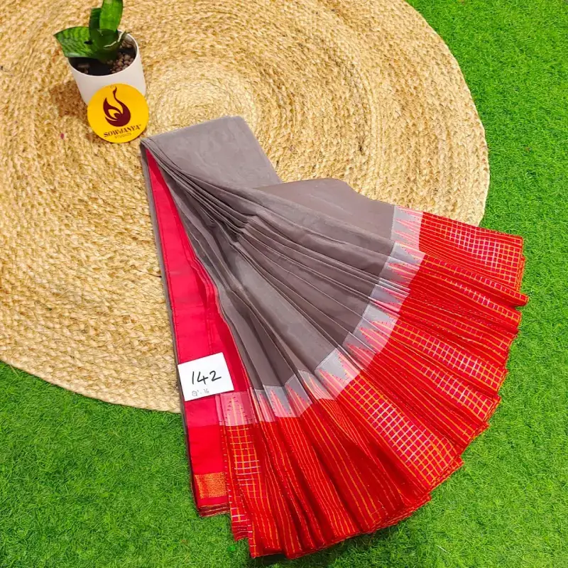 Premium Seiko Gadwal Cotton Sarees - ROYAL142