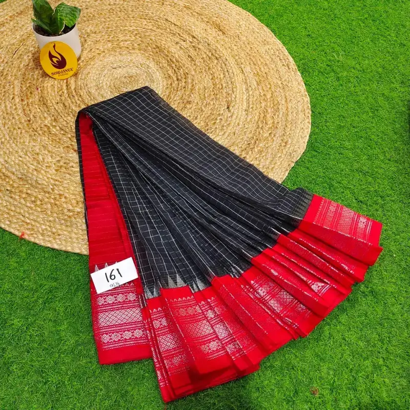 Premium Seiko Gadwal Cotton Sarees - ROYAL161