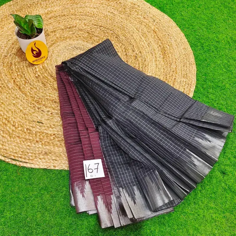 Premium Seiko Gadwal Cotton Sarees - ROYAL167