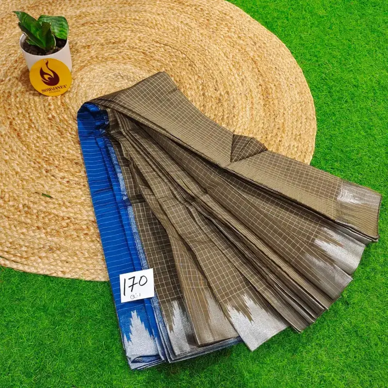 Premium Seiko Gadwal Cotton Sarees - ROYAL170