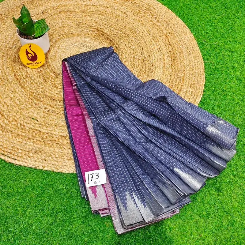 Premium Seiko Gadwal Cotton Sarees - ROYAL173