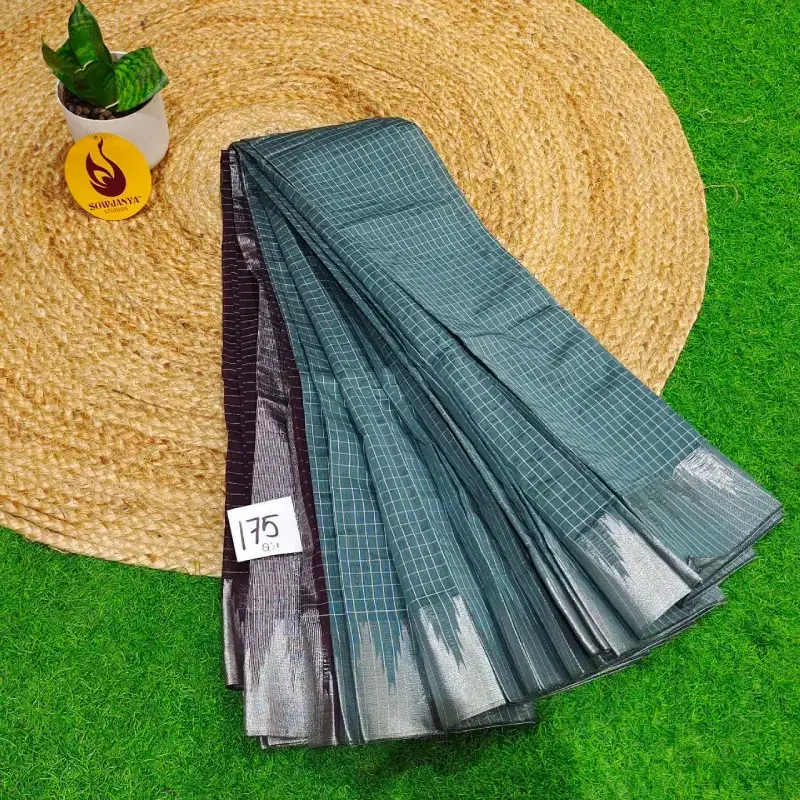 Premium Seiko Gadwal Cotton Sarees - ROYAL175