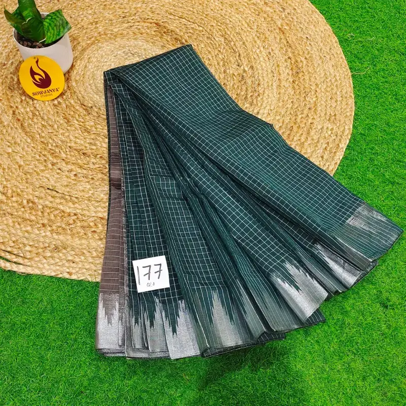 Premium Seiko Gadwal Cotton Sarees - ROYAL177