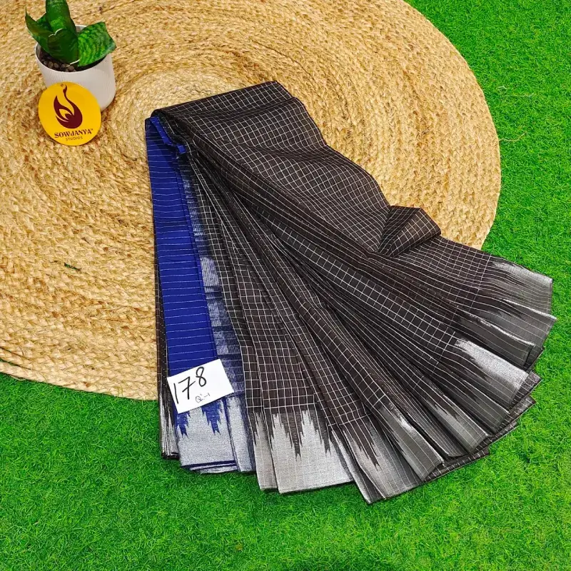 Premium Seiko Gadwal Cotton Sarees - ROYAL178