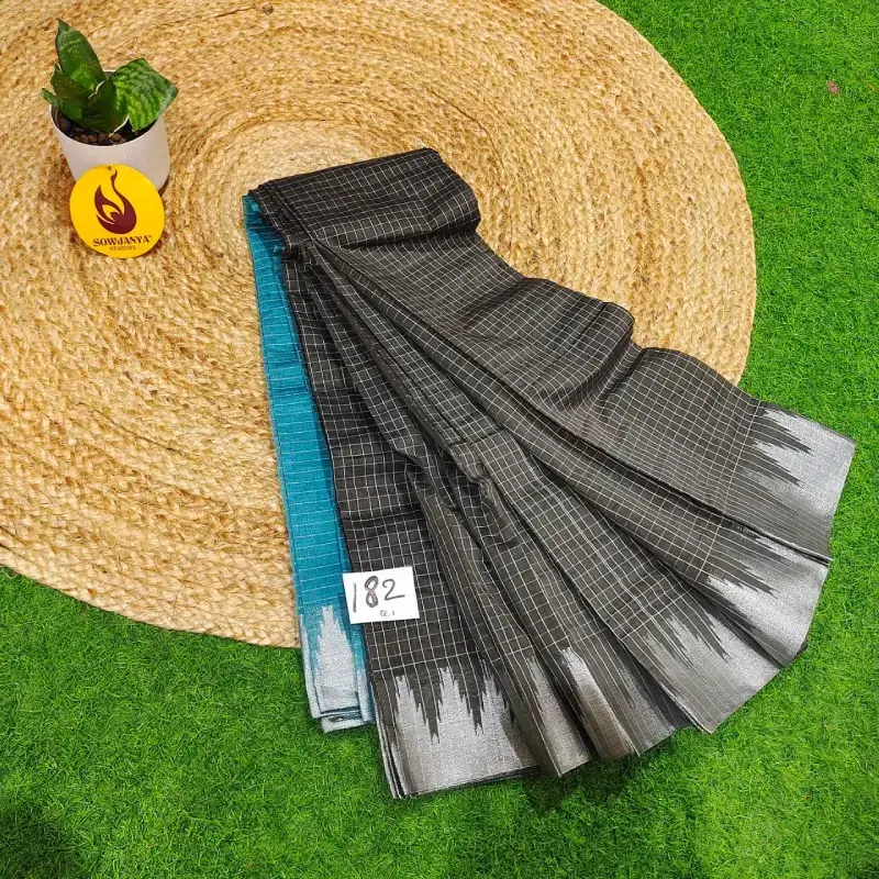 Premium Seiko Gadwal Cotton Sarees - ROYAL182