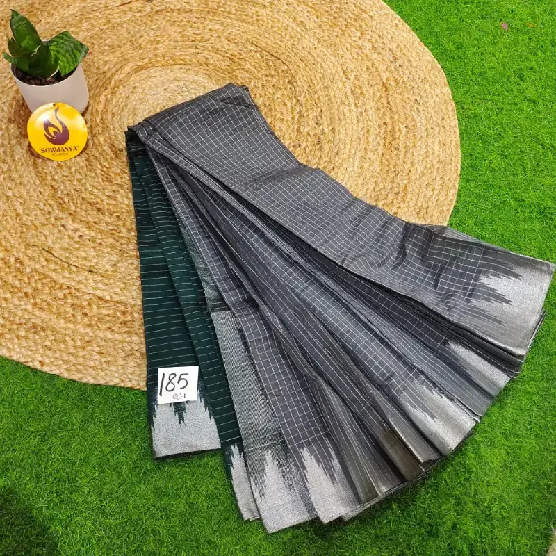 Premium Seiko Gadwal Cotton Sarees - ROYAL185