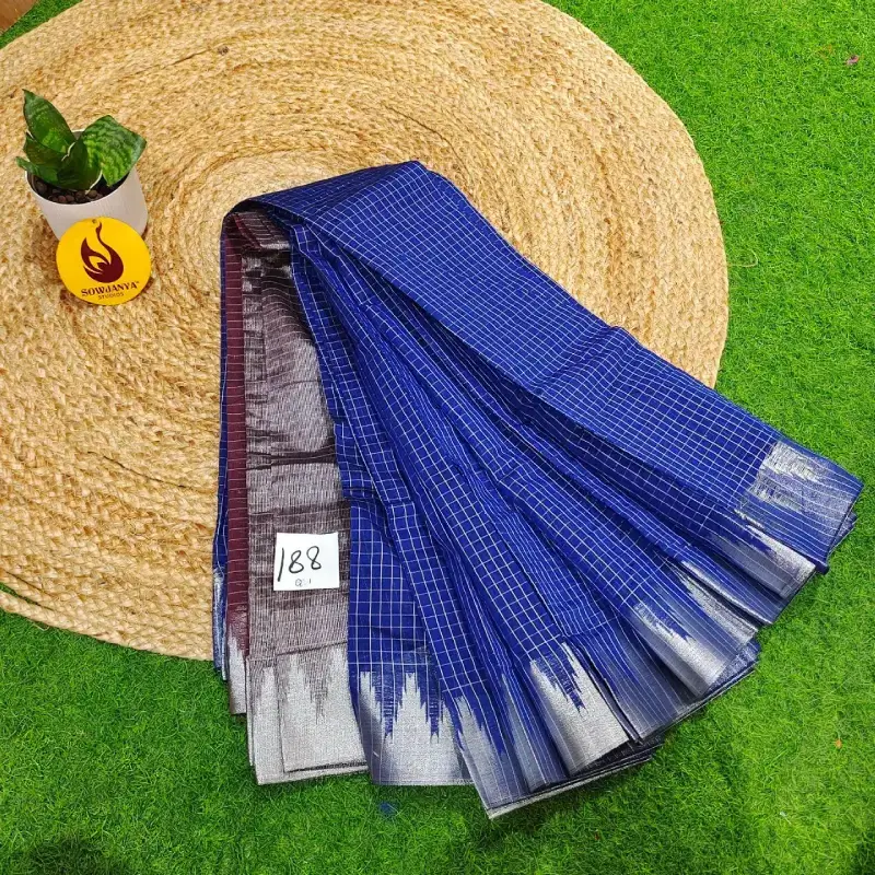 Premium Seiko Gadwal Cotton Sarees - ROYAL188