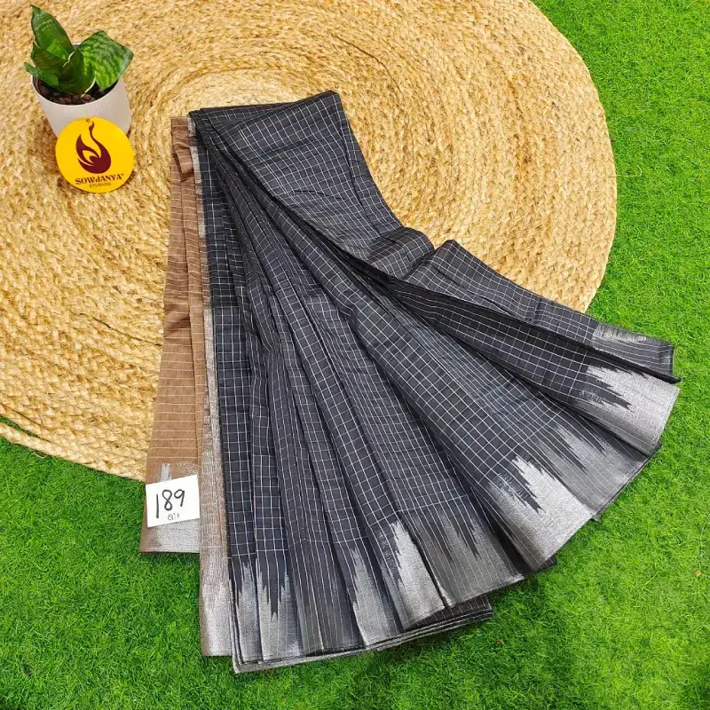 Premium Seiko Gadwal Cotton Sarees - ROYAL189