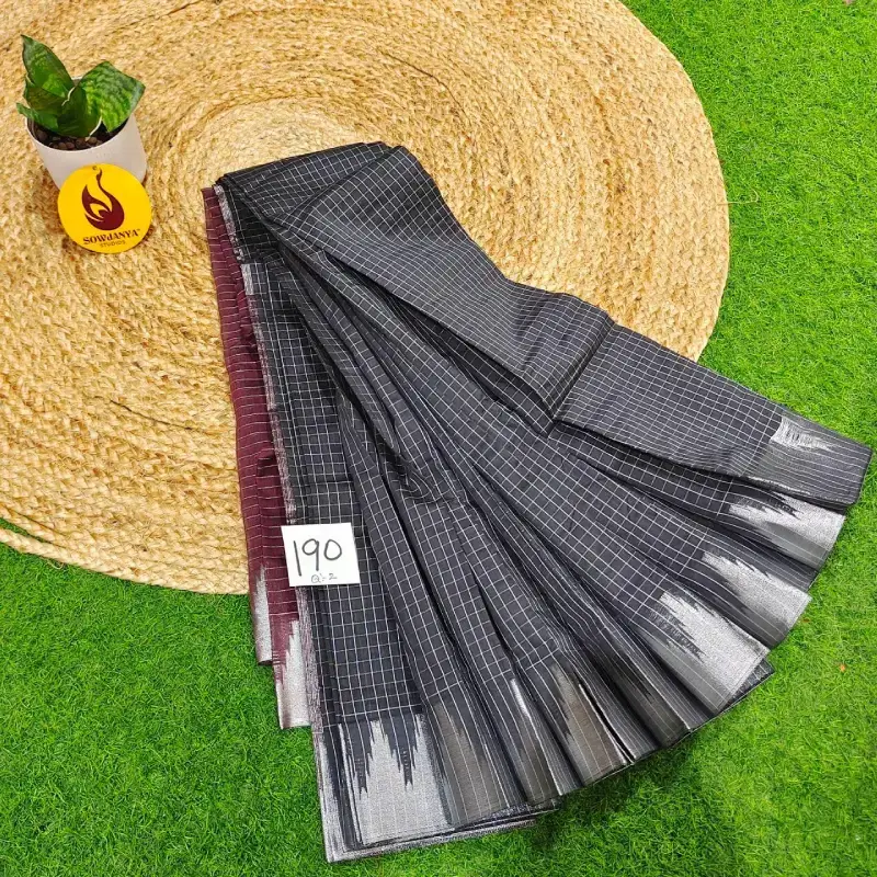 Premium Seiko Gadwal Cotton Sarees - ROYAL190