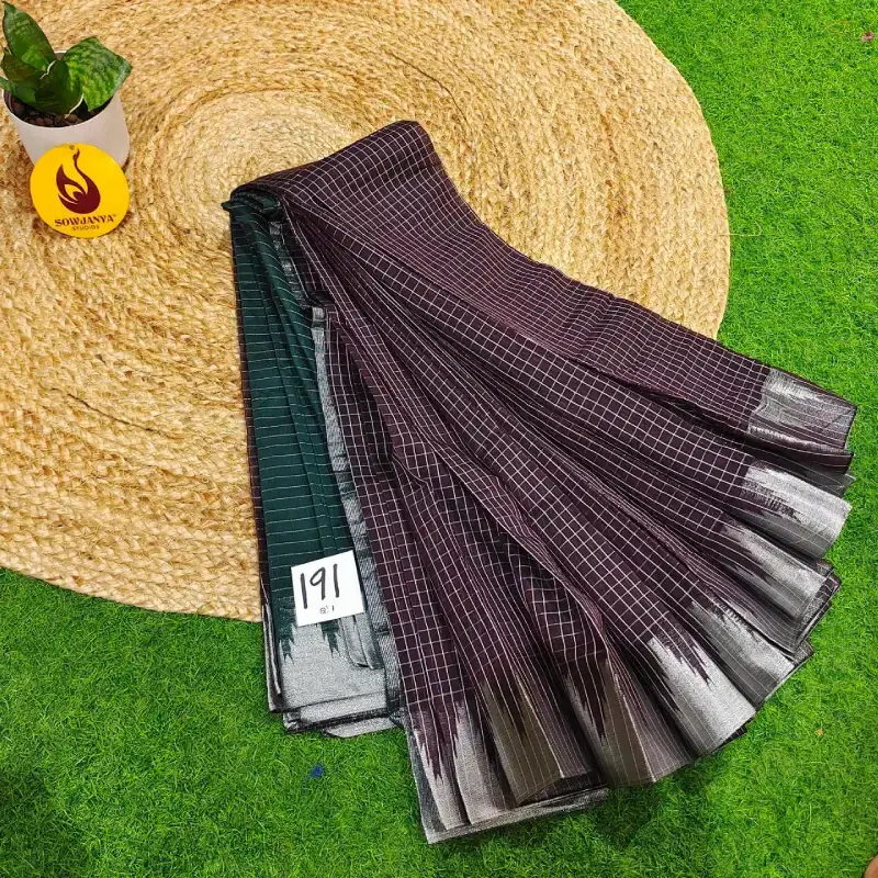 Premium Seiko Gadwal Cotton Sarees - ROYAL191
