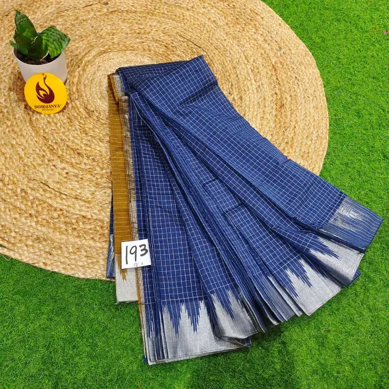 Premium Seiko Gadwal Cotton Sarees - ROYAL193