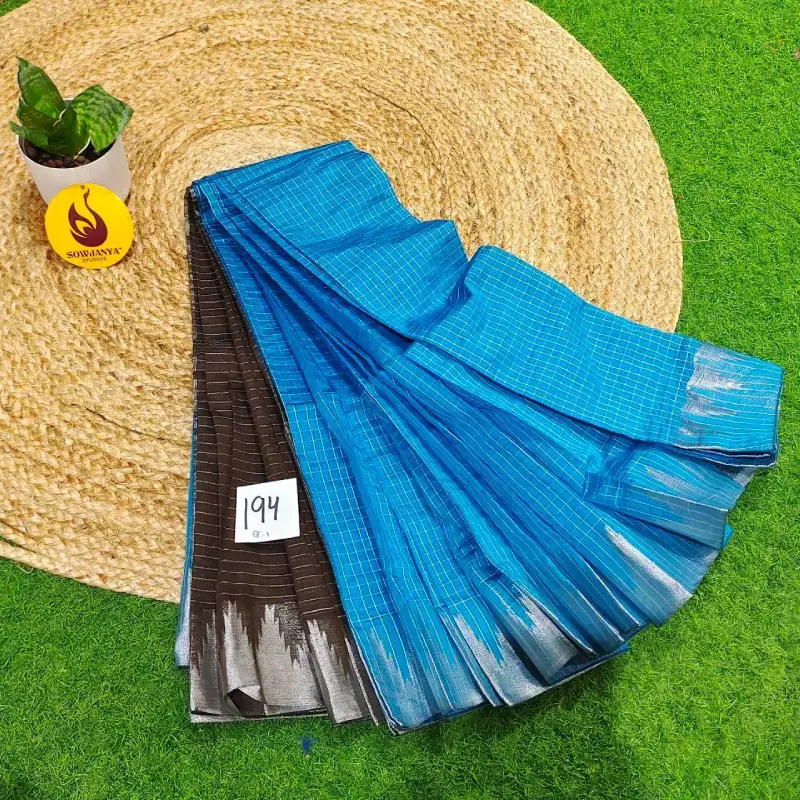 Premium Seiko Gadwal Cotton Sarees - ROYAL194