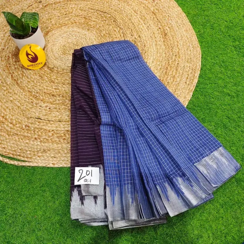 Premium Seiko Gadwal Cotton Sarees - ROYAL201