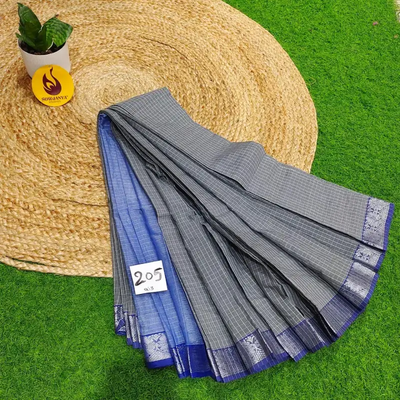 Premium Seiko Gadwal Cotton Sarees - ROYAL205