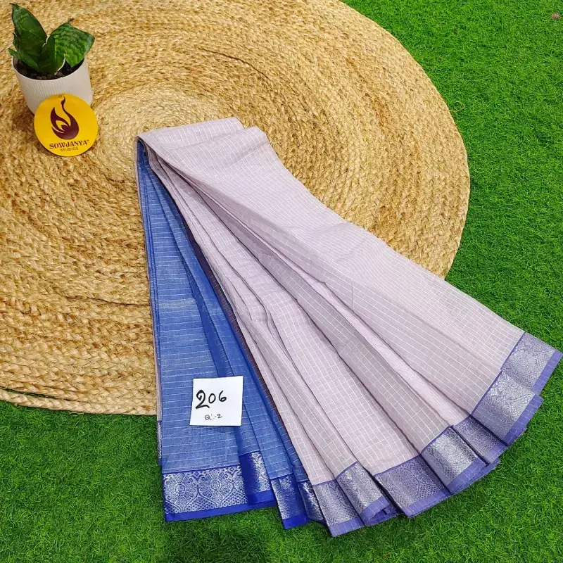 Premium Seiko Gadwal Cotton Sarees - ROYAL206