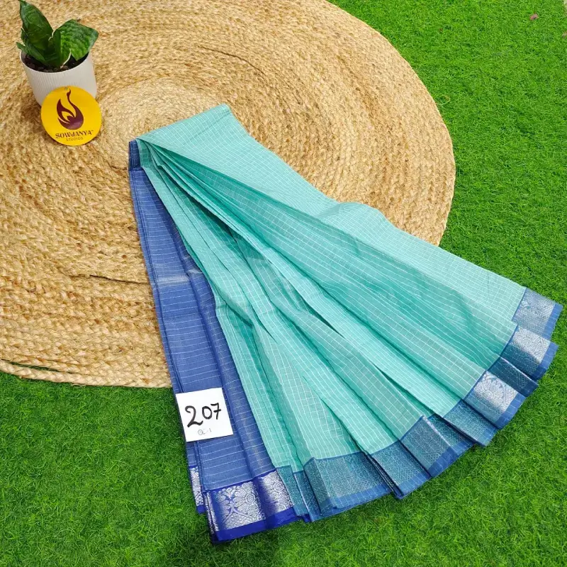 Premium Seiko Gadwal Cotton Sarees - ROYAL207
